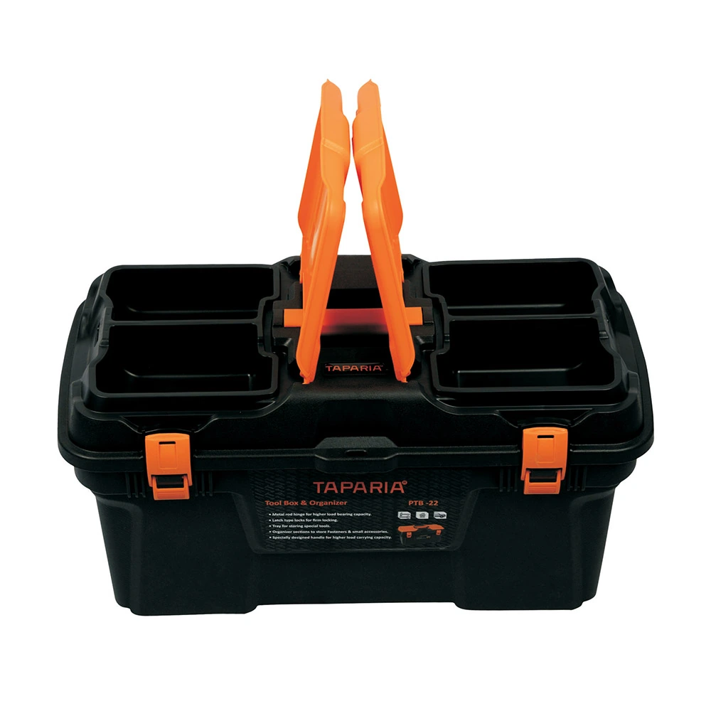 Taparia 22 Inch Plastic Tool Box With Organizer, PTB 22