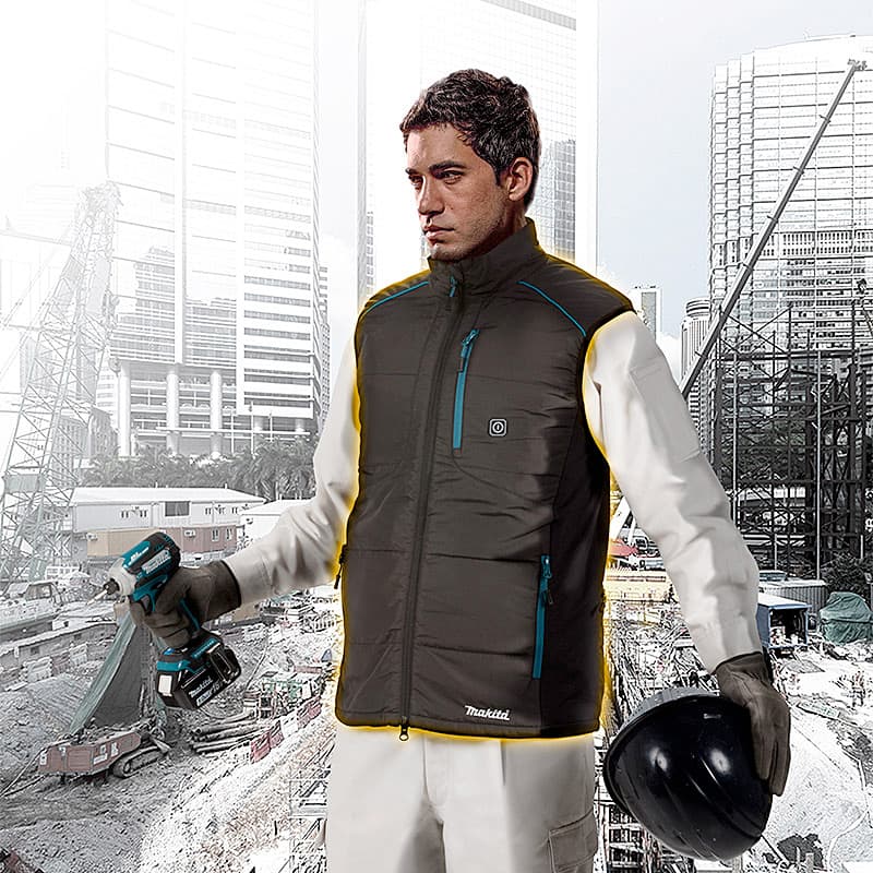 Makita 18V / 14.4V LXT Li-Ion Heated Vest (Extra Large), DCV202YXL
