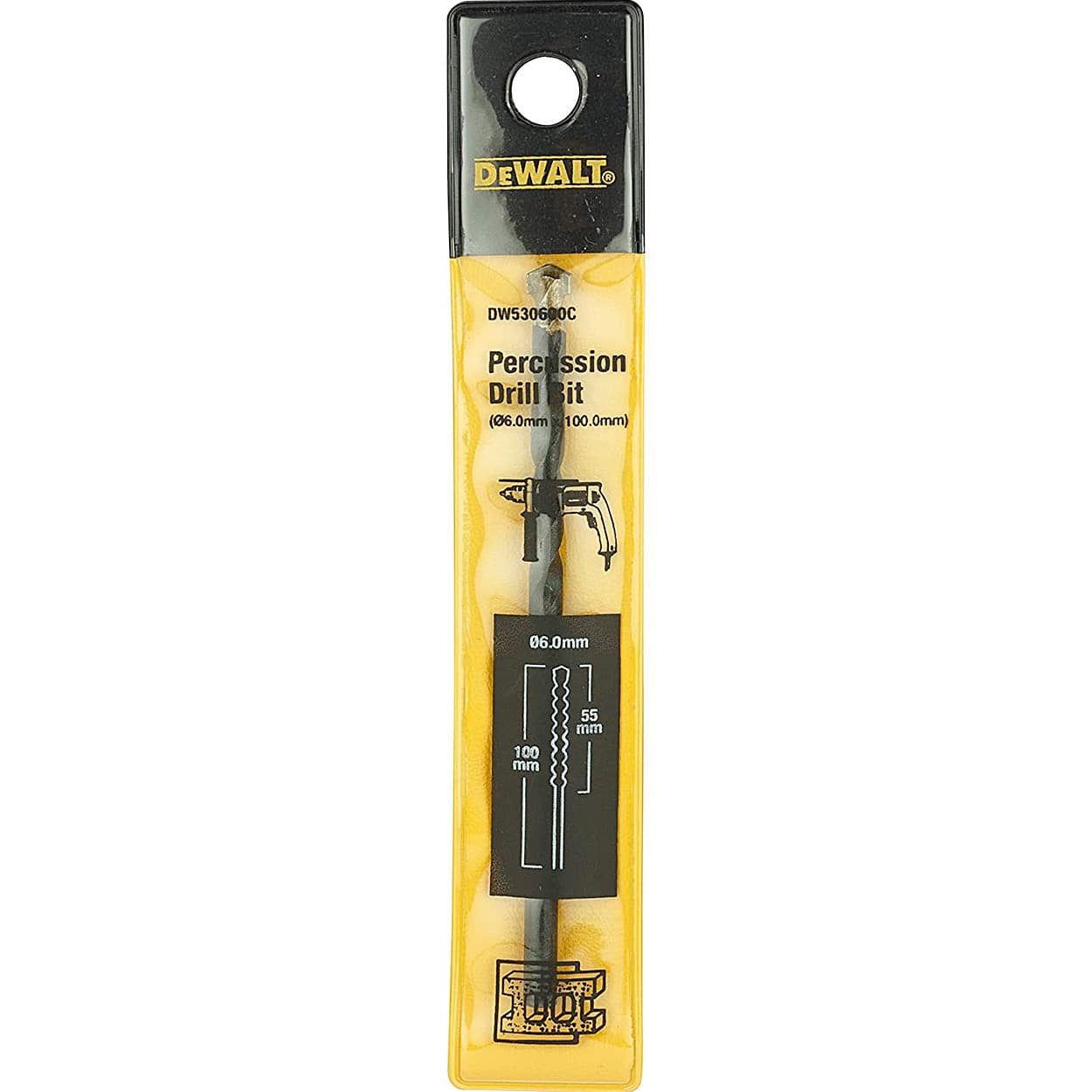 Dewalt 6.00 x 100 mm Masonry Drill Bit, DW530600C-B1