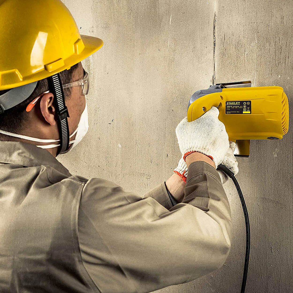 Stanley 100mm 1200W Heavy Duty Marble Cutter / Tile Cutter With Depth Adjustment, STSP110-IN