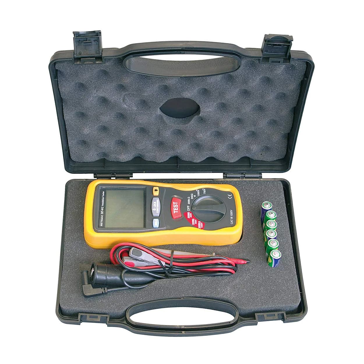 Metravi 250V - 1000V Digital Insulation Tester With Analog Bargraph, DIT-912