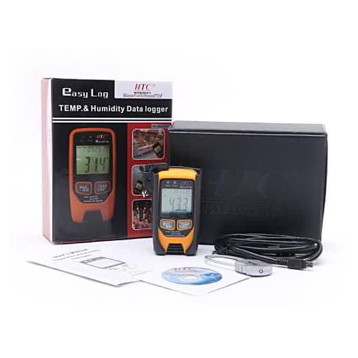 HTC 0 - 100%RH Temperature Humidity Data Logger, EASY LOG