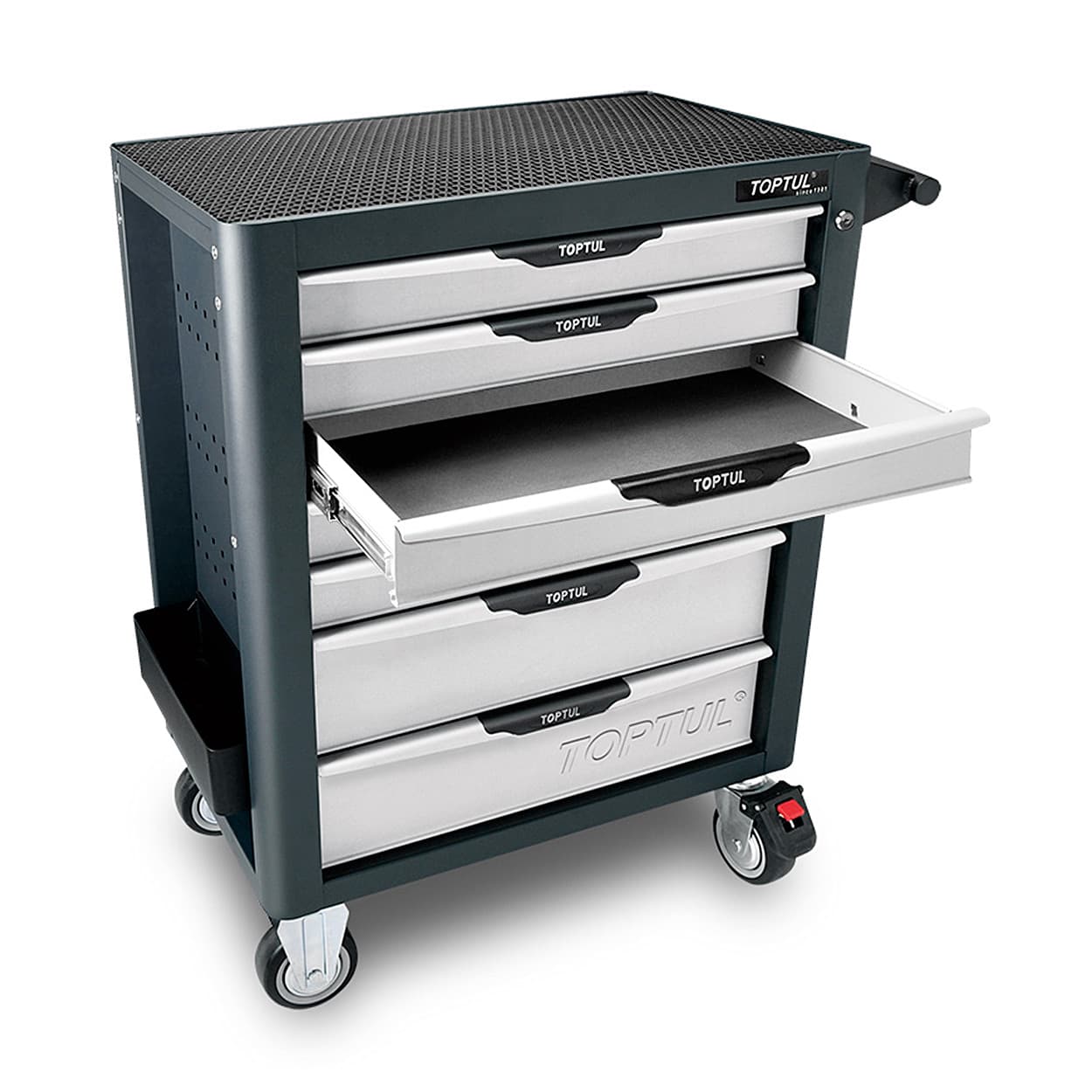 Toptul 746 x 462 x 805 mm 7 Drawer Pro-Plus Series Mobile Tool Trolley (Gray), TCAL0703