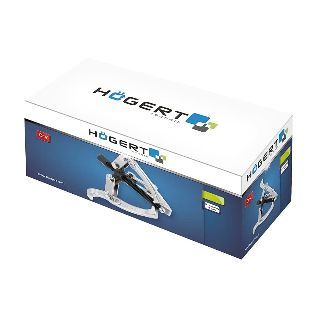 Hogert 200 mm / 8 inch Three Arms Bearing Puller, HT8G208