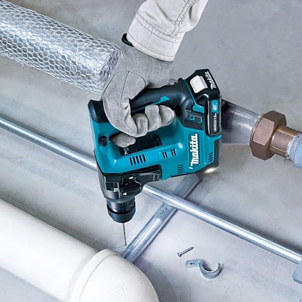 Makita 12V max CXT BL 14 mm (9/16") SDS-PLUS Cordless Rotary Hammer (Bare Tool), HR140DZ