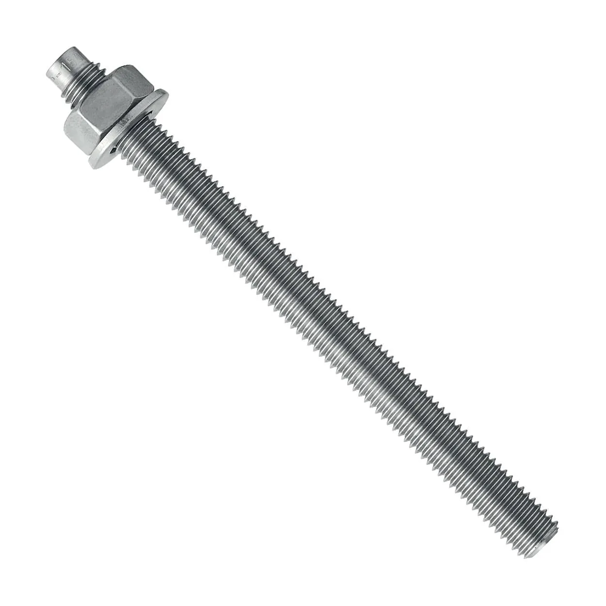 Hilti M16 x 200 mm HIT-V-R Anchor Rod With Nut & Washer - A4 Stainless Steel 316 (Pack Of 5 Pcs), 2057883