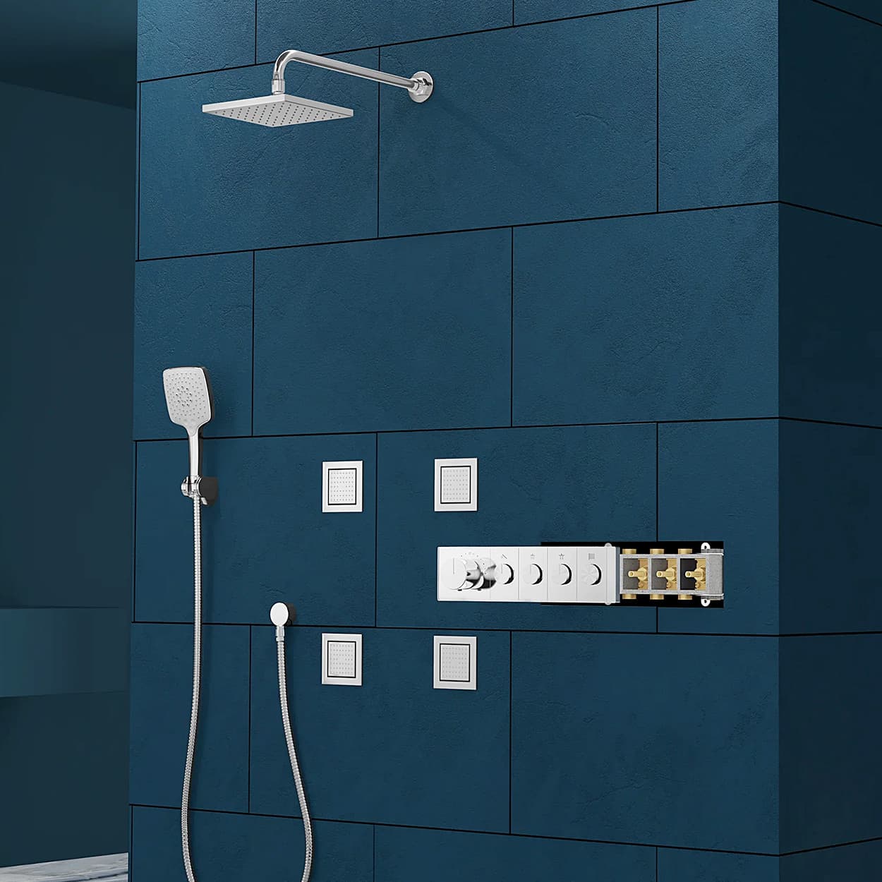 Kohler Anthem Recessed Mechanical Thermostatic 4 Outlet Valve, K-26342IN-NA