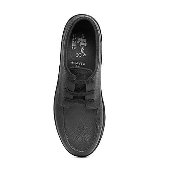 Hillson High Ankle Dual Density PVC Discovery Safety Shoes (Black)