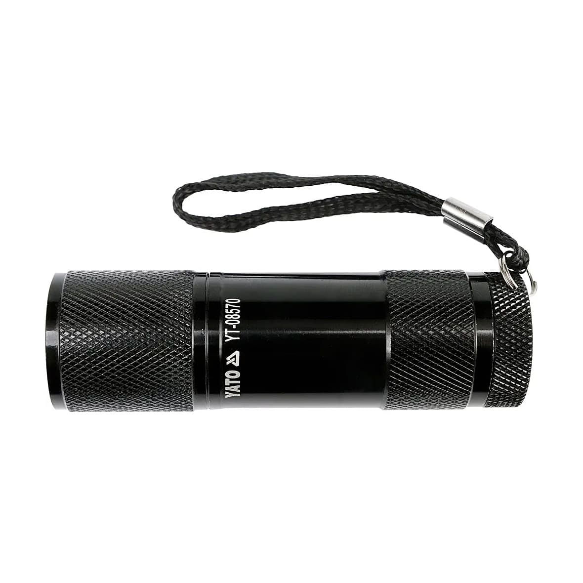 Yato 9 LED Aluminium Flashlight With Batteries, YT-08570