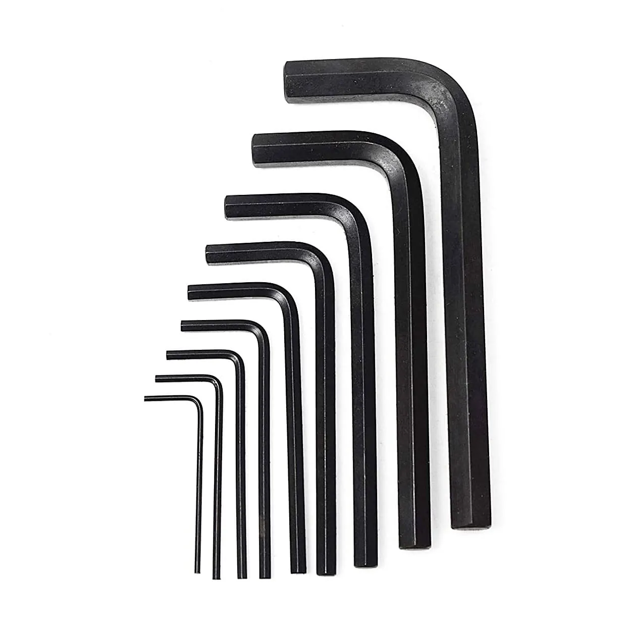 Venus 9 Pcs (1.5 mm - 10 mm) Hex Allen Key Set (Black Finish), VAK-403