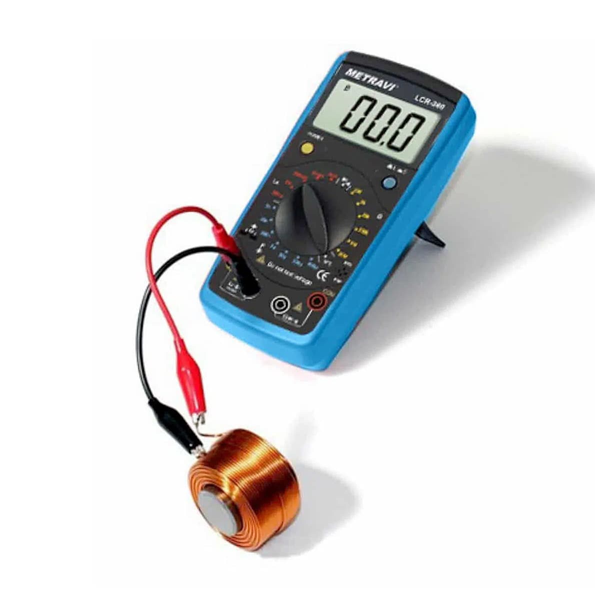 Metravi 3-1/2 Digits / 0.1 - 20M Ohms Hand Held Digital LCR Meter, LCR-360