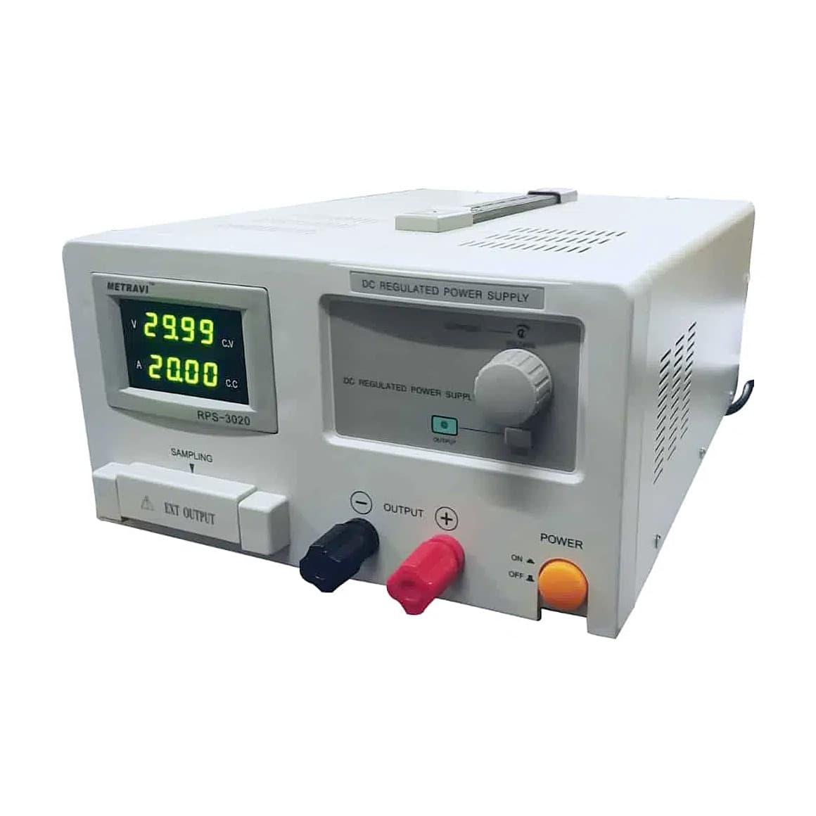 Metravi 0 - 30V / 0 - 20A DC Regulated Power Supply (Single Output), RPS-3020
