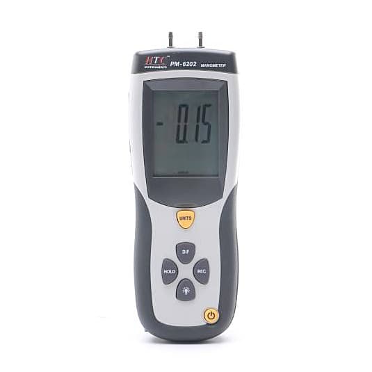 HTC 2 PSI Manometer (Data Logging), PM-6202