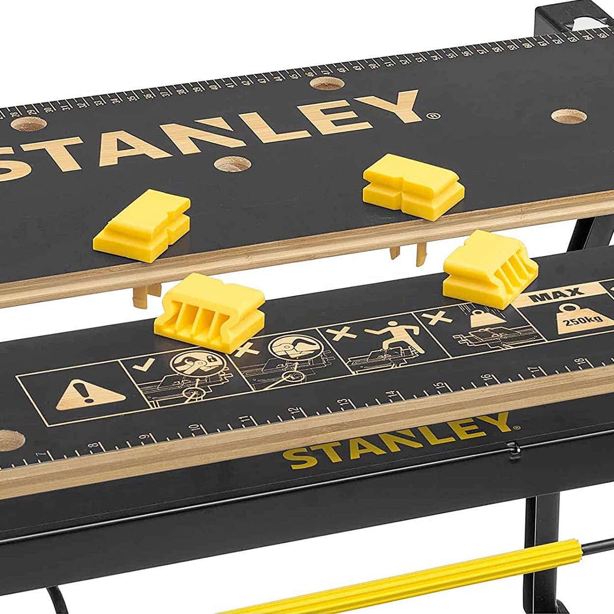 Stanley 2 In 1 Premium Folding Workbench & Vice With 250 Kg Load Capacity (Vertical Clamping), STST83800-1