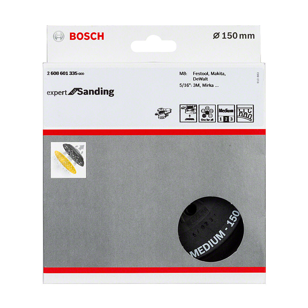 Bosch 150 mm Multi-hole sanding pad, 2 608 601 335