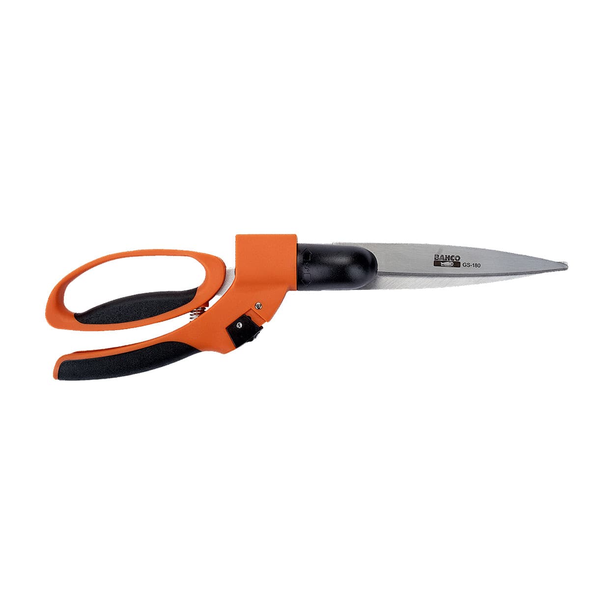 Bahco 375 mm Single Handed Grass Shears For Self-Grinding During Use, GS-180-F