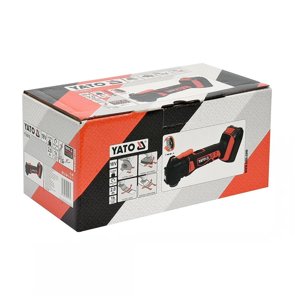 Yato 18V Li-Ion Brushless Multi Purpose Oscillating Tool, YT-82818