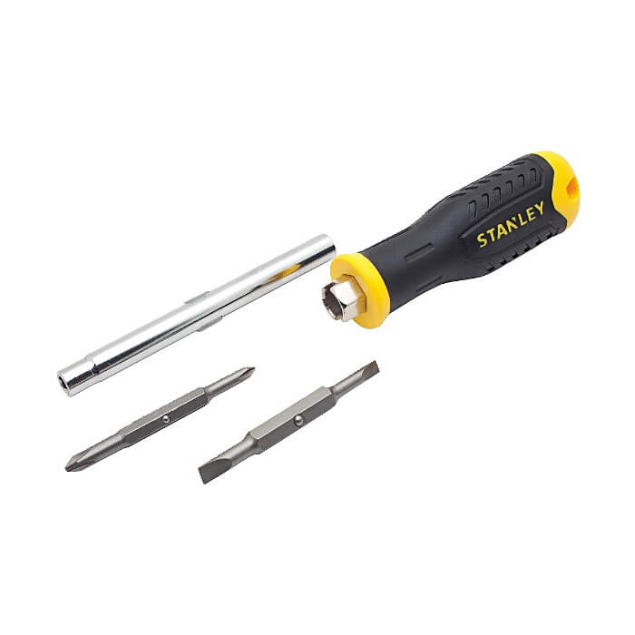 Stanley 6 Way Quick Change Screwdriver Set, STHT68012-8