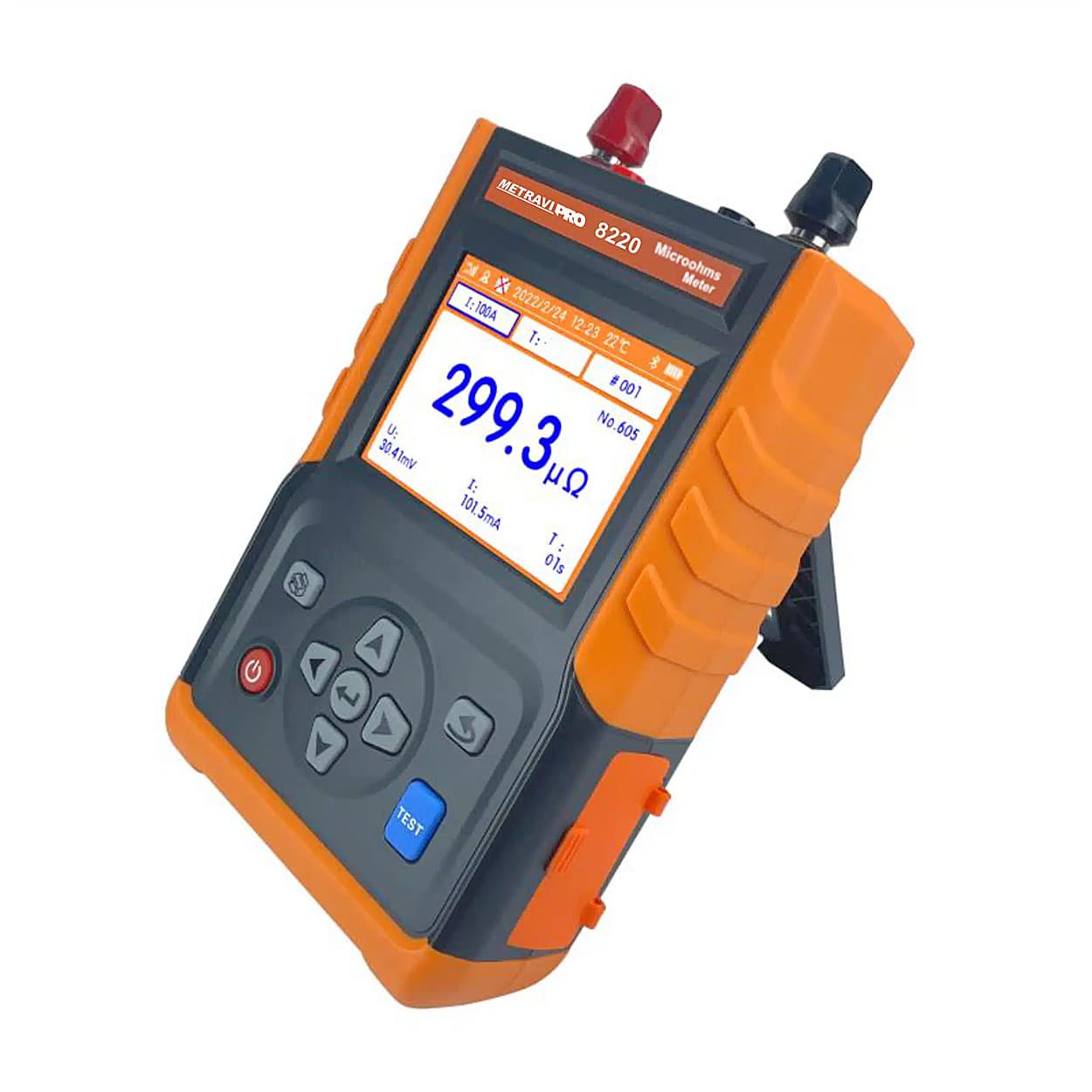 Metravi 220A Digital Mirco Ohms Meter, PRO 8200