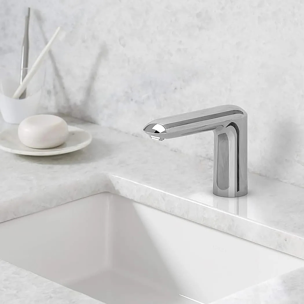 Kohler Kumin Sensor Faucet Without Drain In Polished Chrome Finish (Cold Only), K-18655IN-ND-CP