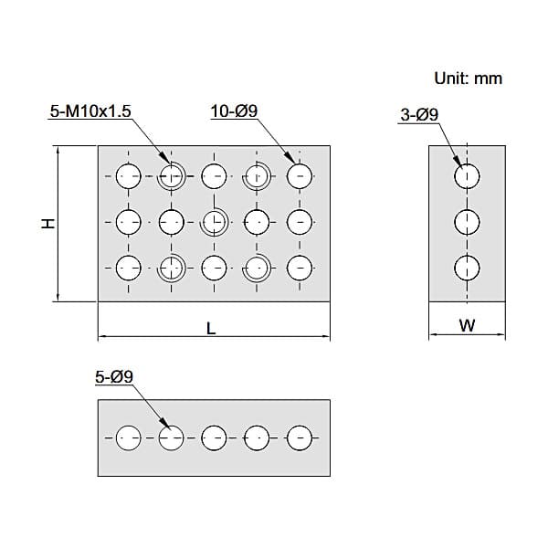 Insize 75 x 50 x 25 mm Parallel Set, 6531-25