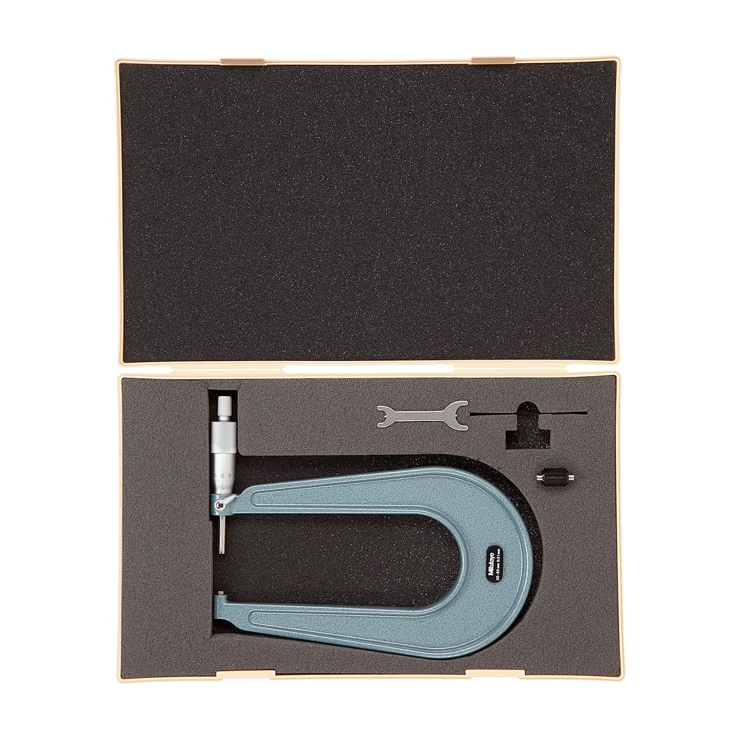 Mitutoyo 25 - 50 mm Sheet Metal Micrometer (Type A), 118-110