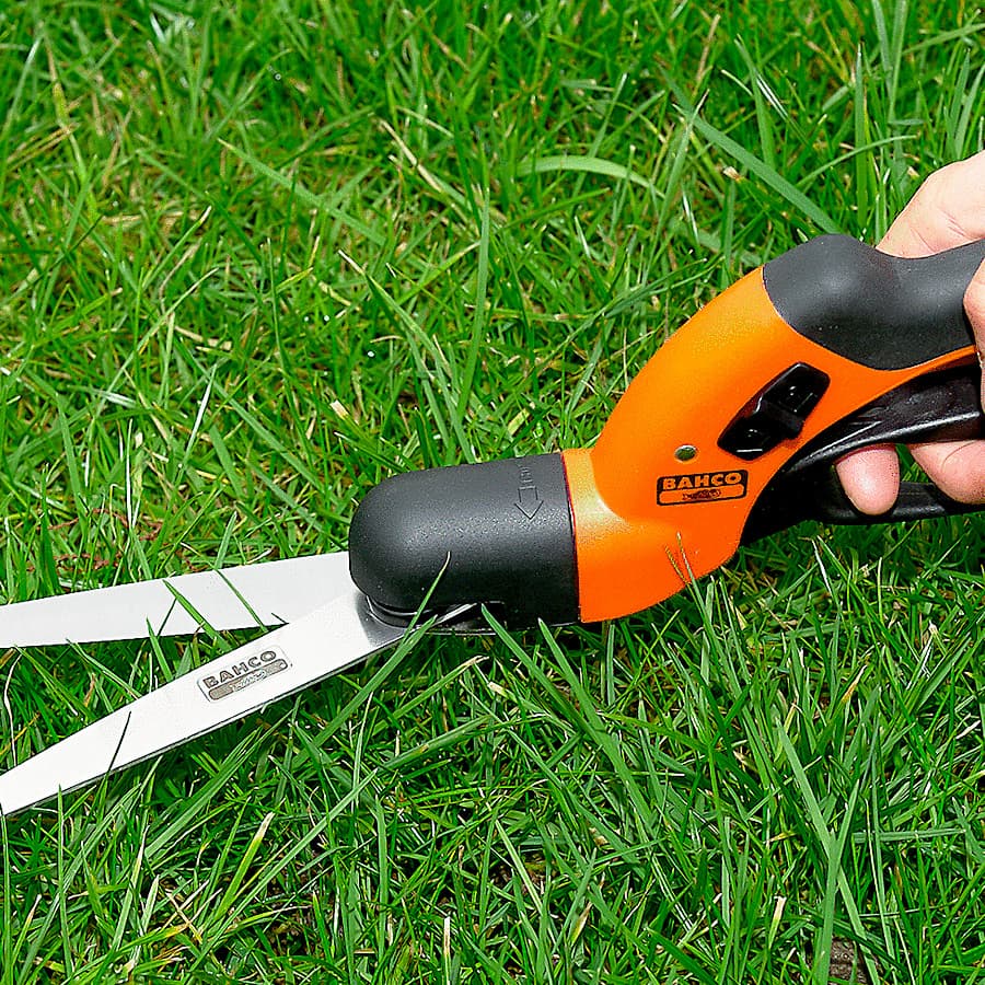 Bahco 375 mm Single Handed Grass Shears For Self-Grinding During Use, GS-180-F