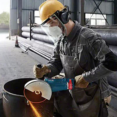 Bosch 180mm / 7 inch 2400W Professional Heavy Duty Large Angle Grinder (Cyclon Tech), GWS 24-180 JZ