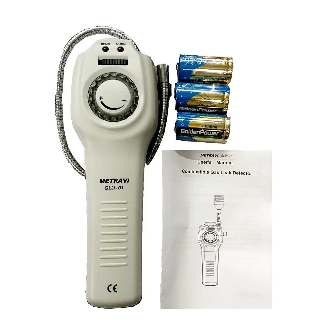 Metravi 50 PPM Combustible Gas Leakage Detector With Audio & Visual Alarm, GLD-01