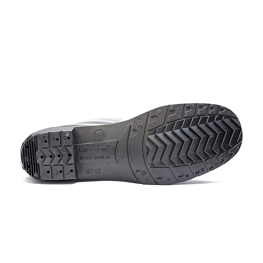 Hillson 101 Black Dual Density PVC Safety Gumboots