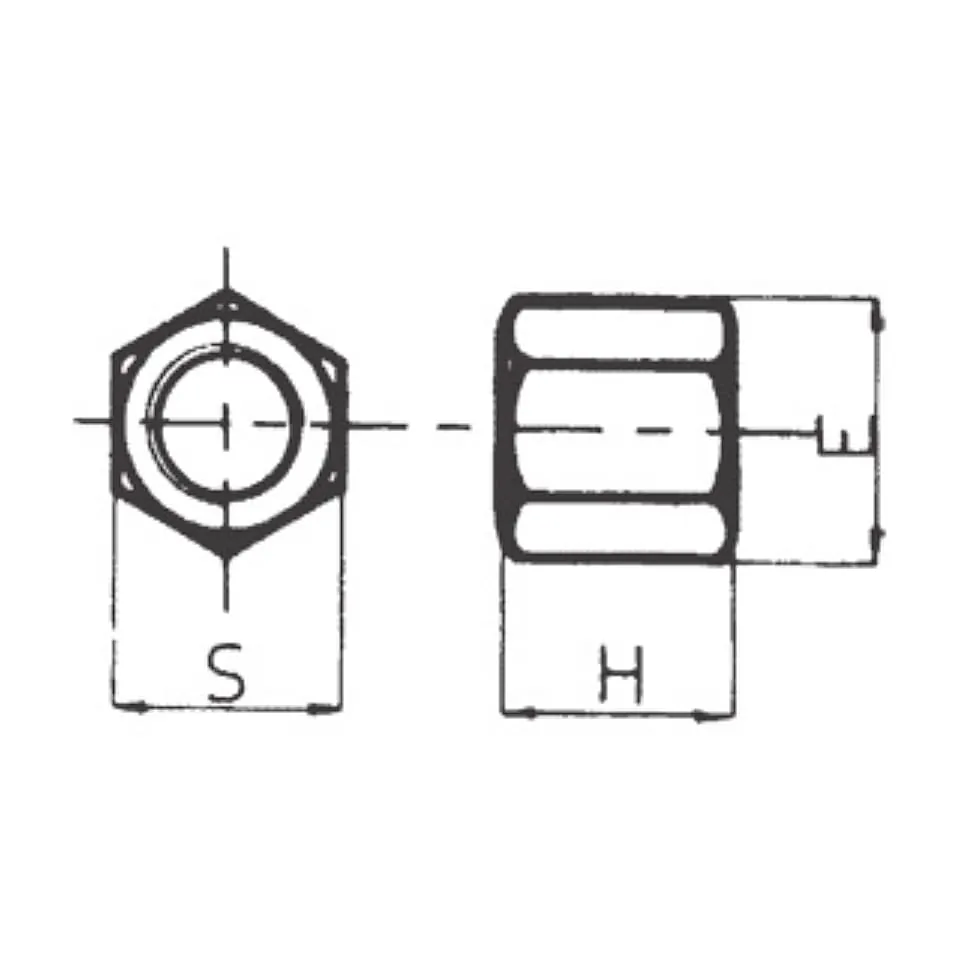 Apex M16 Dia. Steel Hex Nuts (Pack of 10 Pcs), 920-4