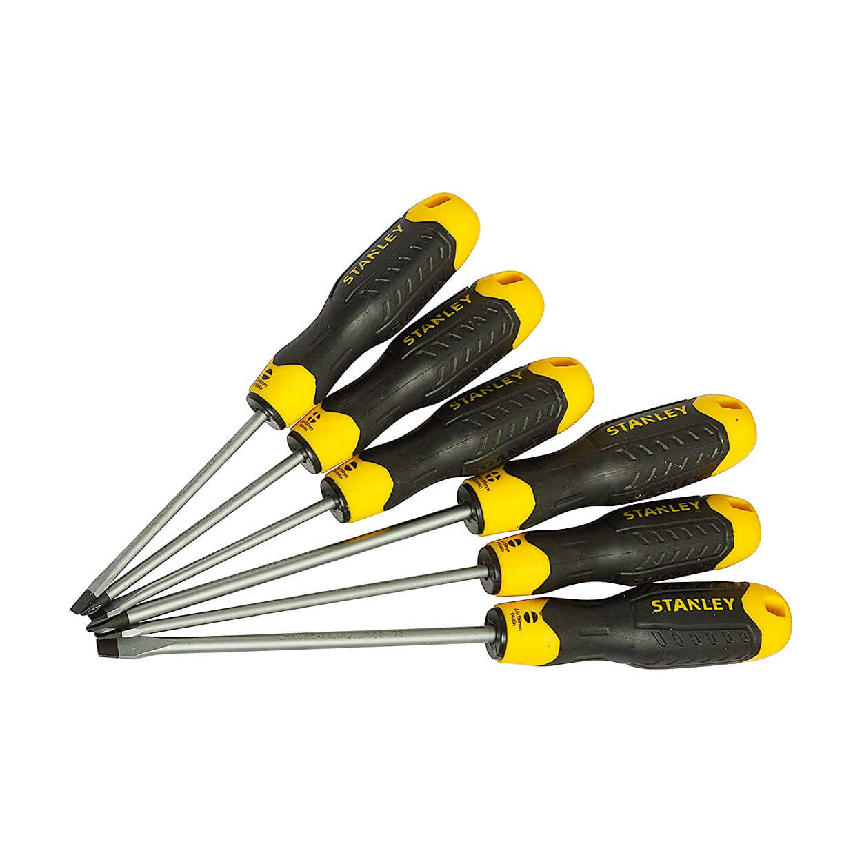Stanley 6 Pcs Cushion Grip Screwdriver Set, STHT65242-8