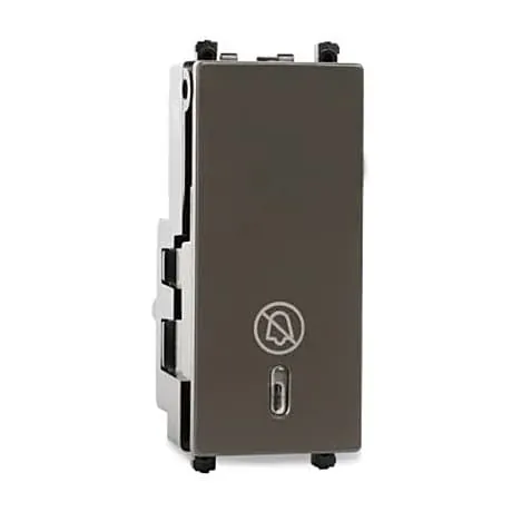 Schneider Electric Zencelo Do Not Disturb Switch - Dark Grey (Pack of 10 Pcs), INH8452(BZ)