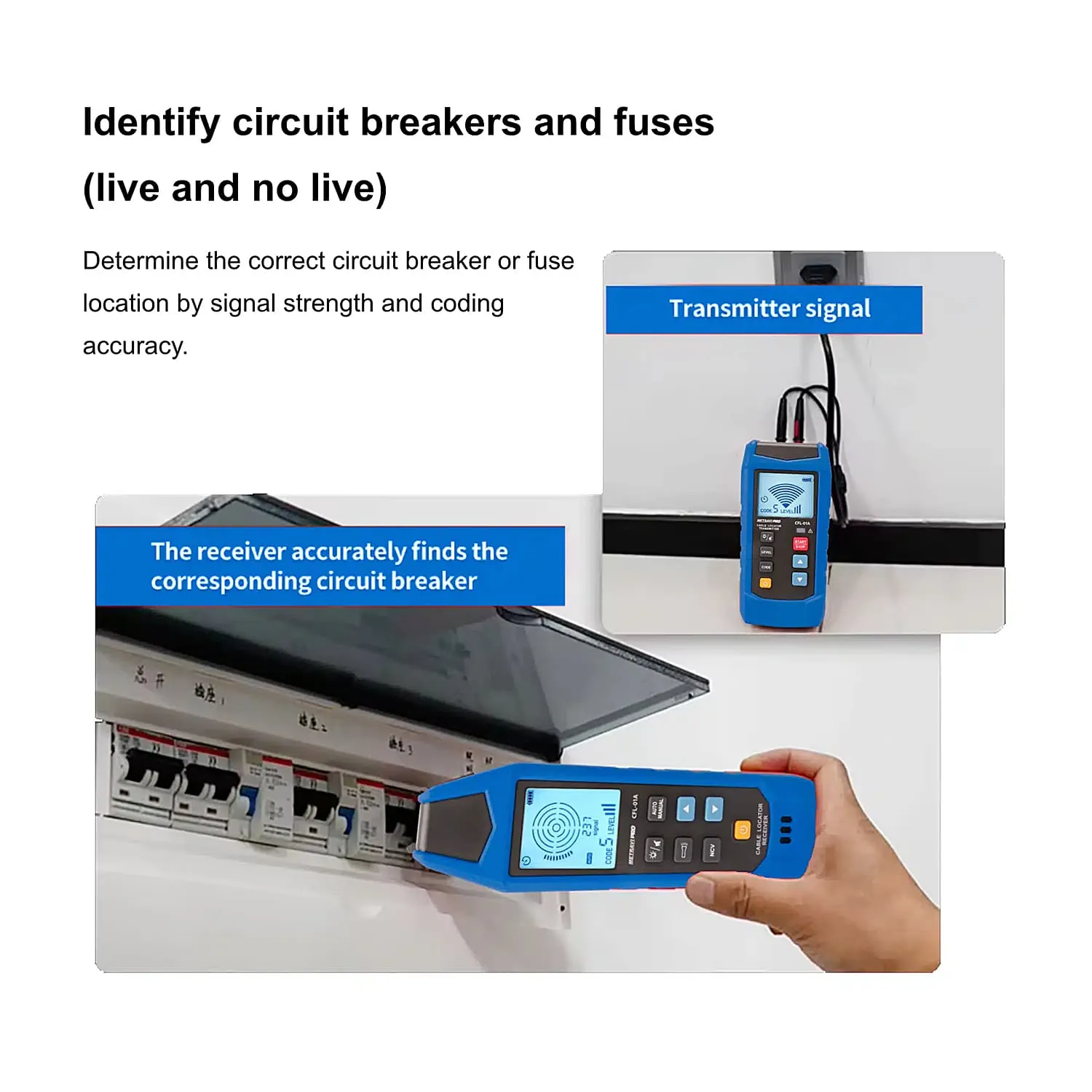 Metravi 33KHz Digital Cable Fault Locator With Pipe & Cable Tracer, PRO CFL-01A