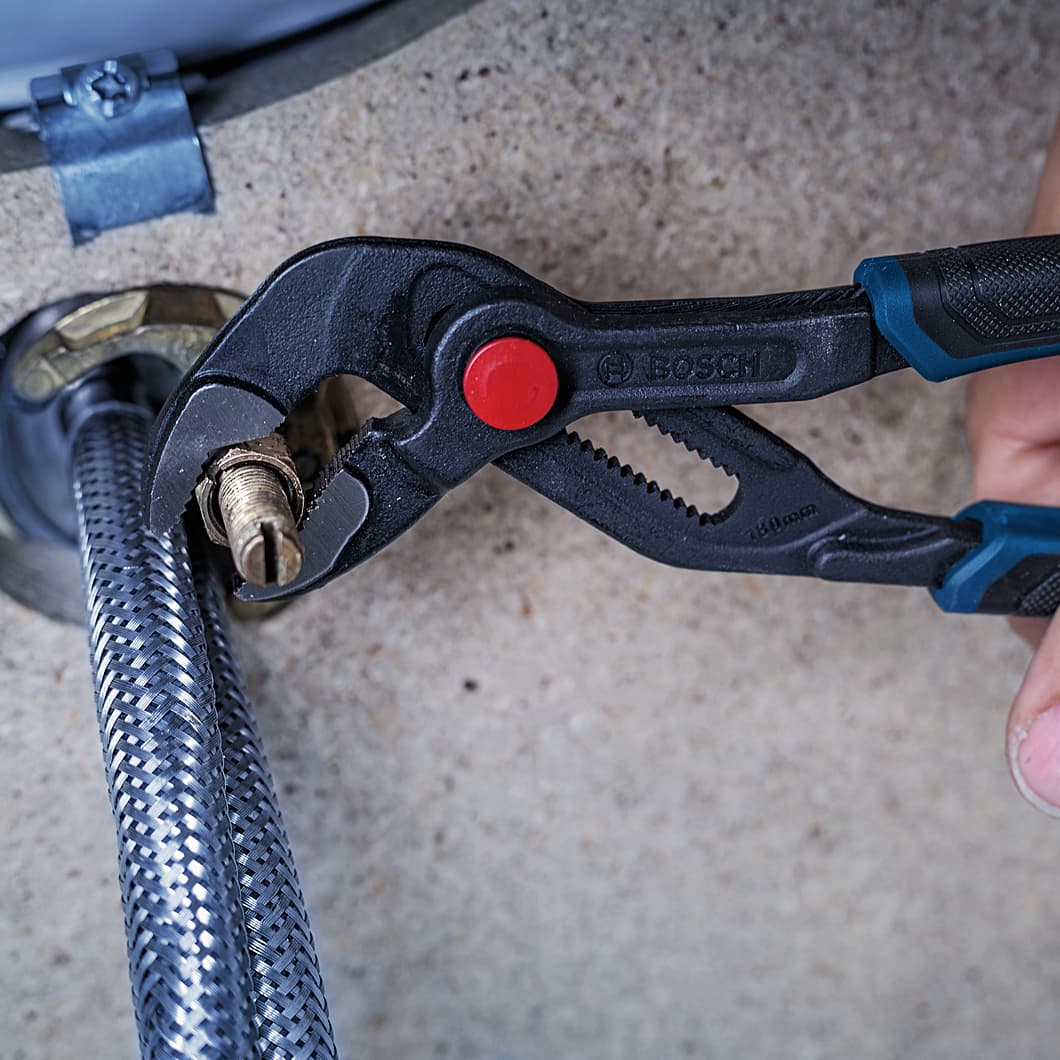 Bosch 10 inch / 250 mm Water Pump Plier with Multi-component Handle, 1 600 A03 9R9
