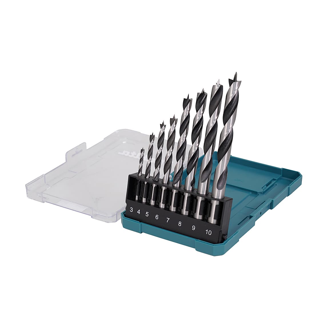 Makita 8 Pcs Wood Drill Bit Assortment, D-77257