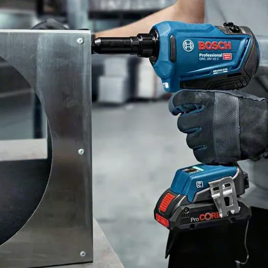 Bosch 3 - 6.4 mm Brushless Cordless Professional Rivet Gun (Bare Tool), GRG 18V-16 C