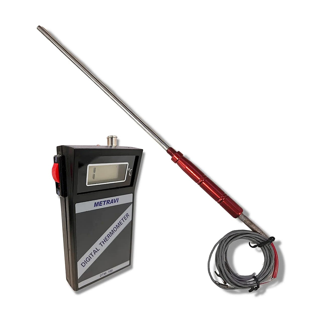 Metravi 3-1/2 Digits Industrial Digital Thermometer, DTM-100