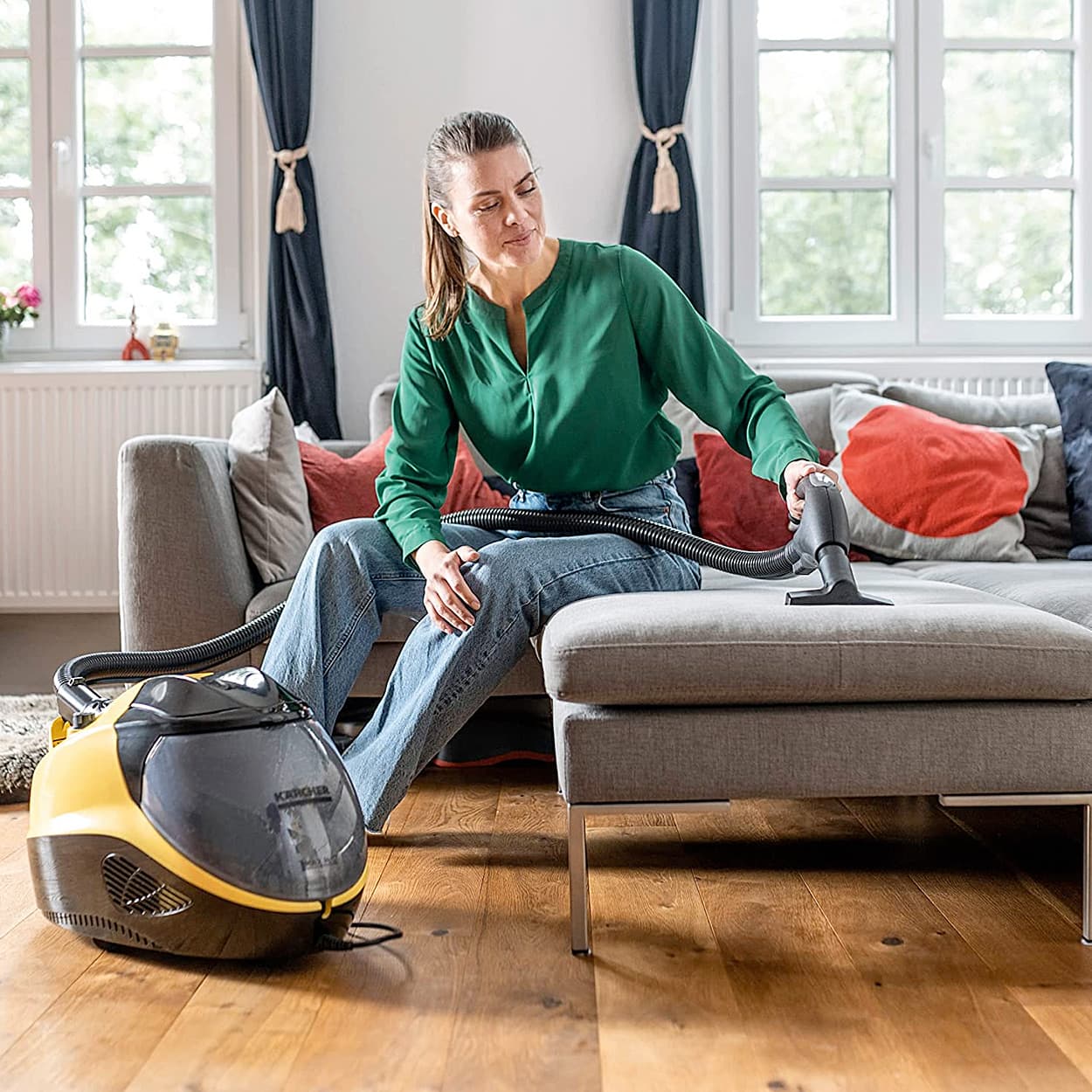 Karcher 2200W SV7 Steam Vacuum Cleaner, 1.439-410.0