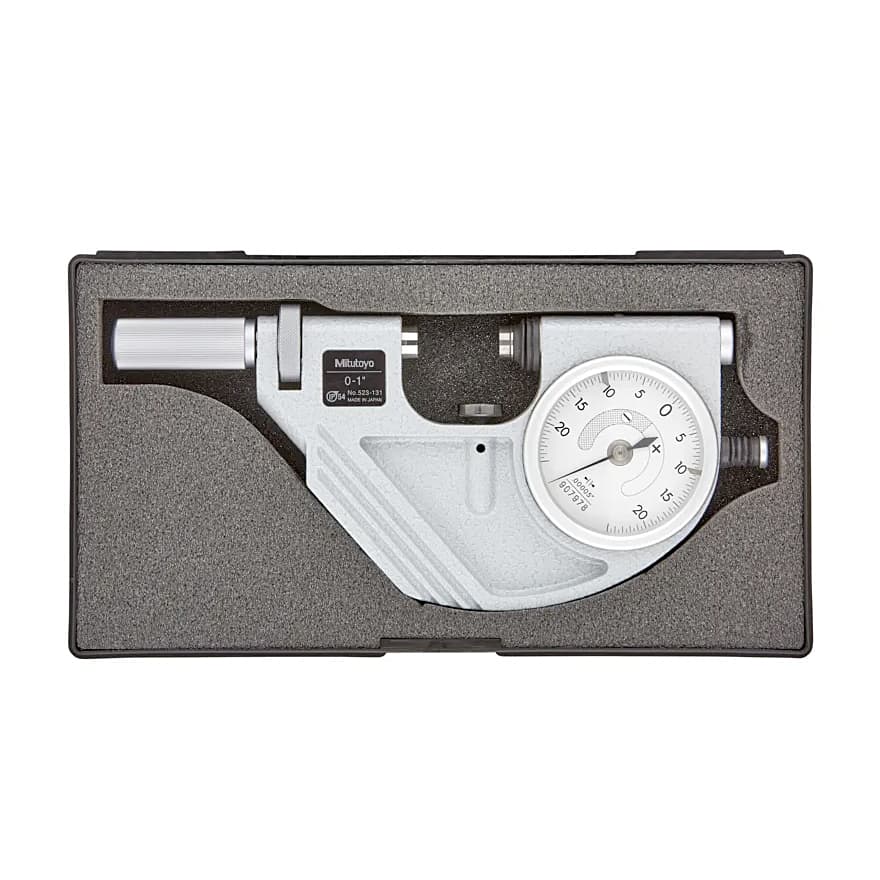 Mitutoyo 0 - 1 inch Dial Snap Meter (IP54), 523-131