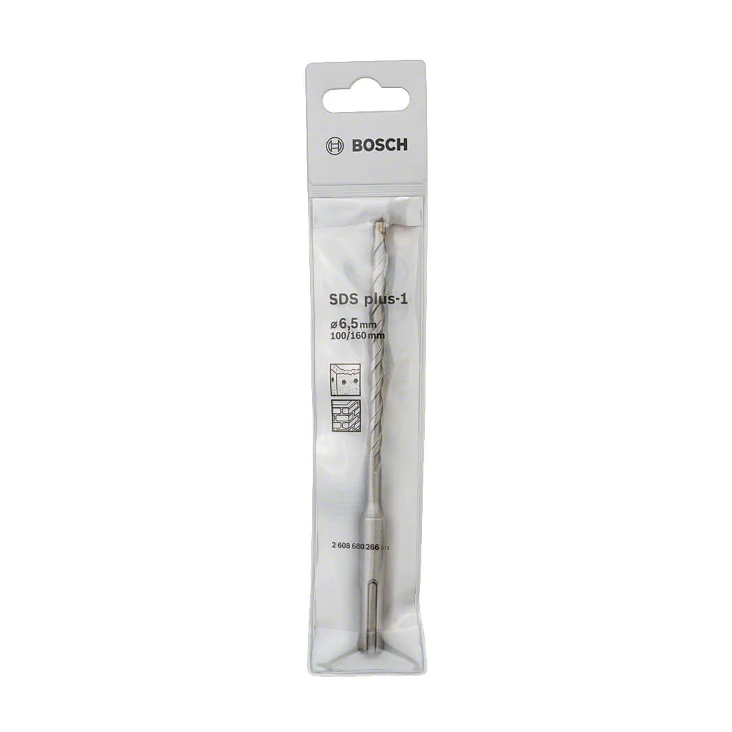 Bosch 6.50 x 160 mm SDS plus-1 Drill Bits, 2 608 680 266