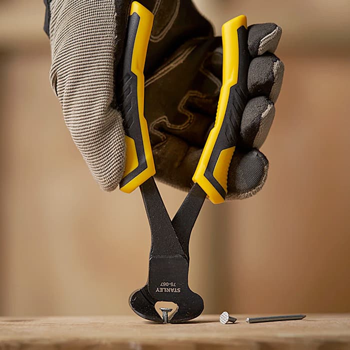 Stanley 6 inch / 150 mm Dynagrip End Cutter Pliers (Cushion Grip), STHT0-75067