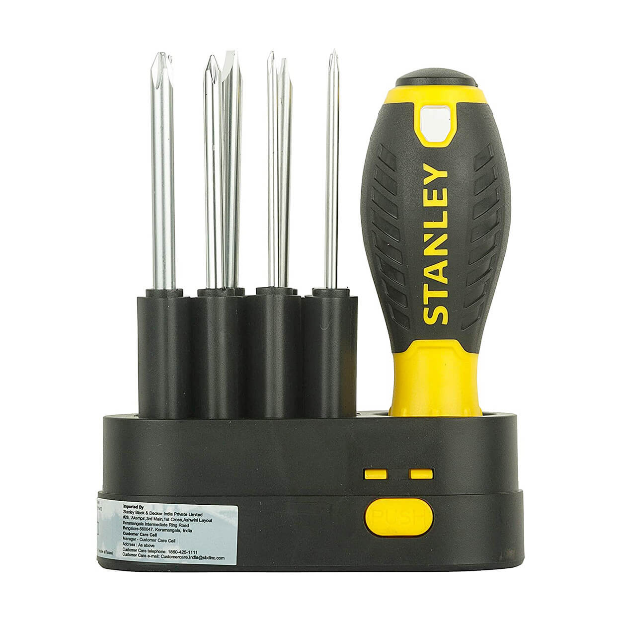Stanley 9 Pcs Cushion Grip Screwdriver Set With Storage Case, STHT62511-8
