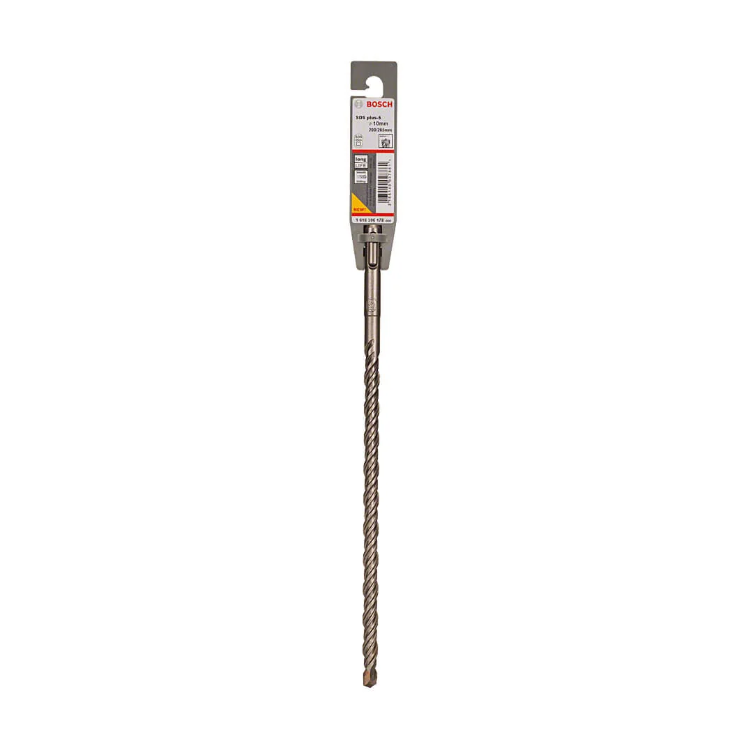 Bosch 10 x 265 mm SDS Plus-5 Drill Bits, 1 618 596 178