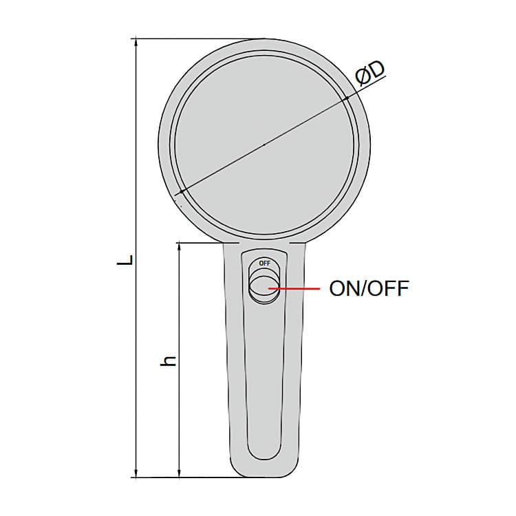 Insize Magnifier With Illumination, 7513-2