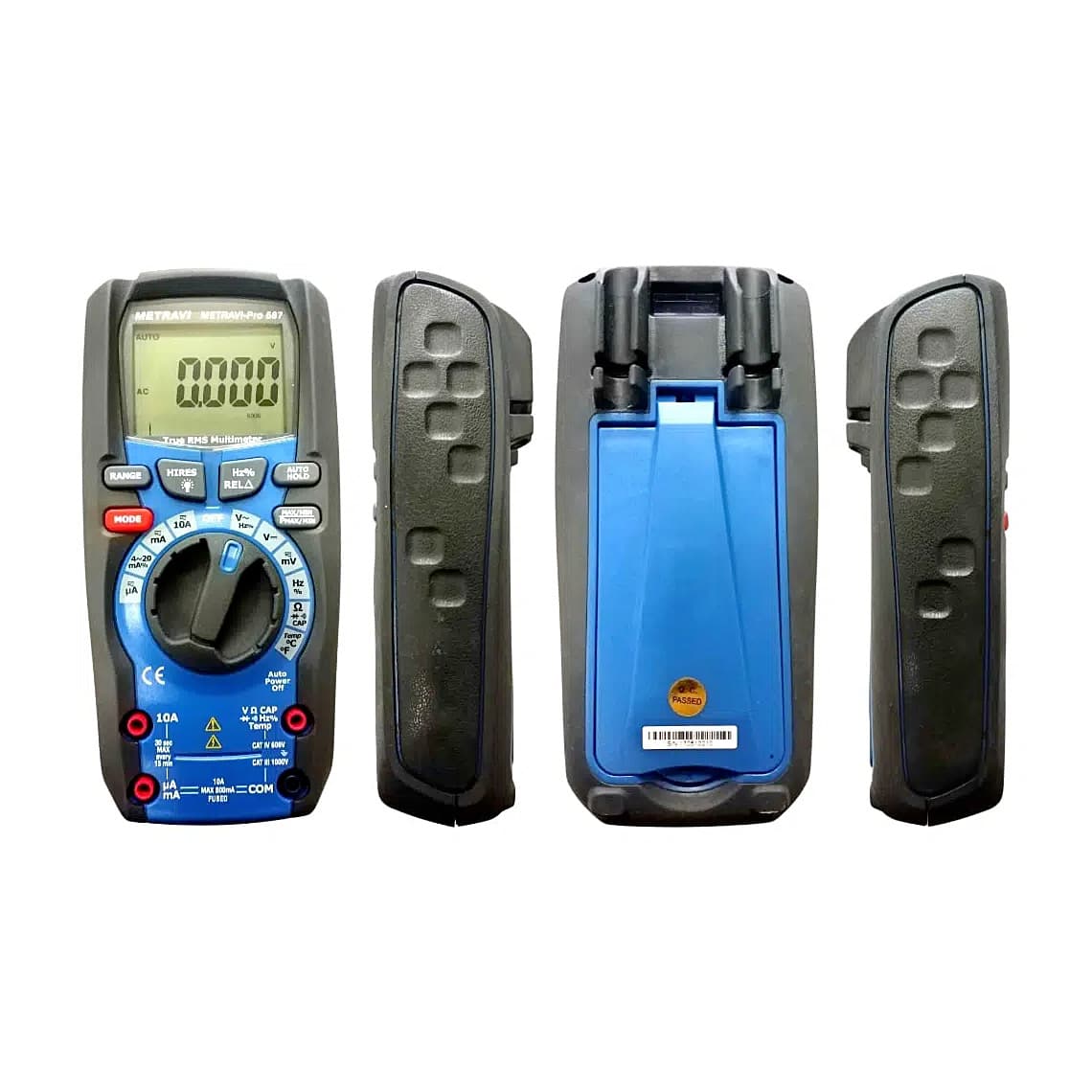 Metravi 6000 Counts / 1000 V AC / DC Digital TRMS Multimeter with VFD, PRO 587