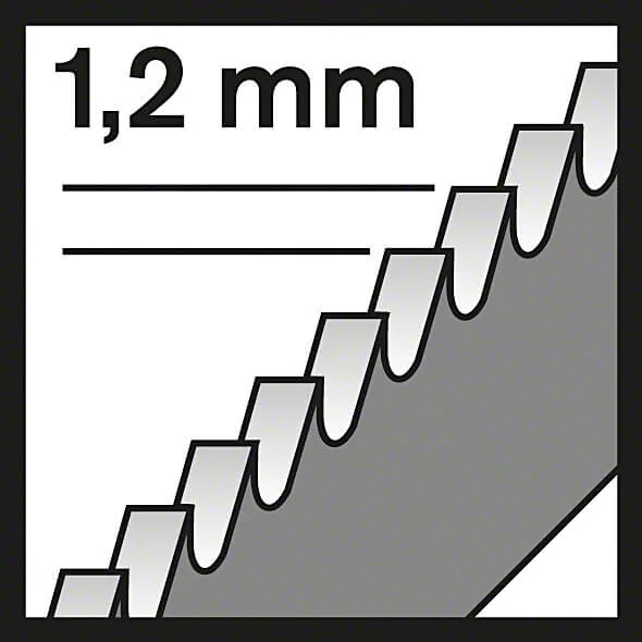 Bosch 92 mm Jigsaw Blades Speed for Metal (T 121 AF), 2 608 636 700