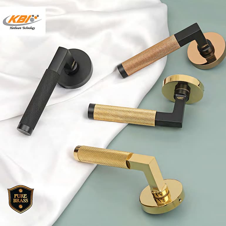 KBI Creta Gold PVD Mortise Handle