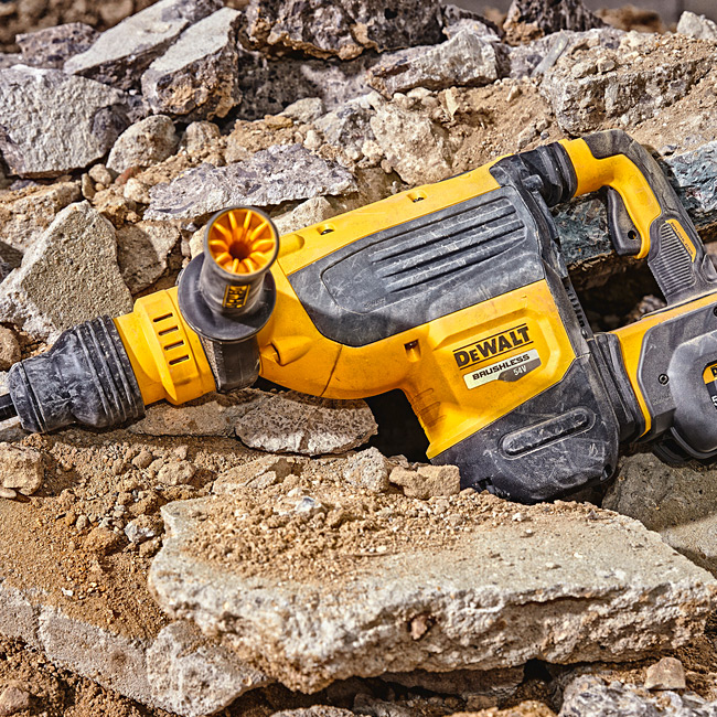Dewalt 54V Li-ion Brushless 48mm SDS - Max Combination Hammer (Cordless), DCH733N