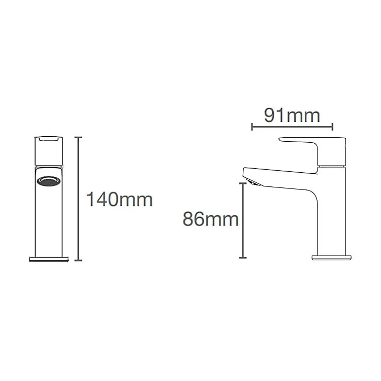 Kohler Accliv Pillar Tap In Polished Chrome Finish (Cold Only), K-33101IN-4-CP